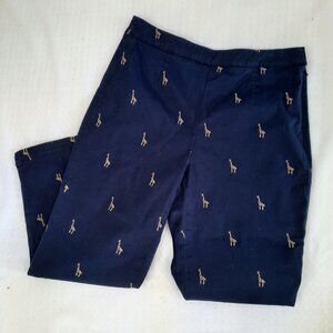 Coldwater Creek women's pants / capris. Giraffe pattern